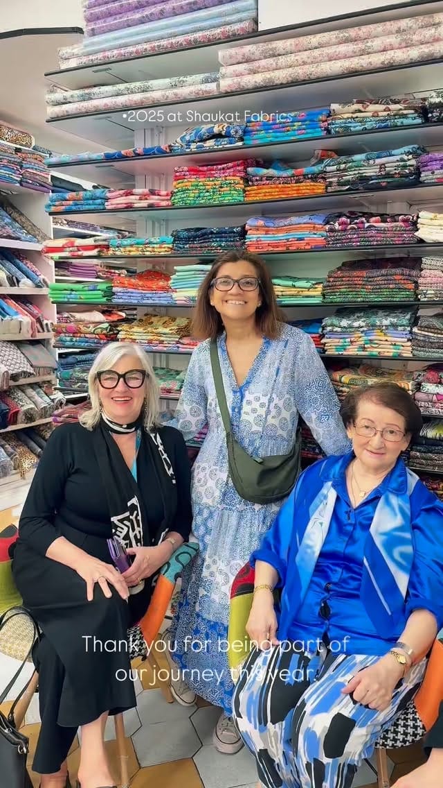 Post 6 by SHAUKAT_Liberty Fabrics on Instagram (video)
