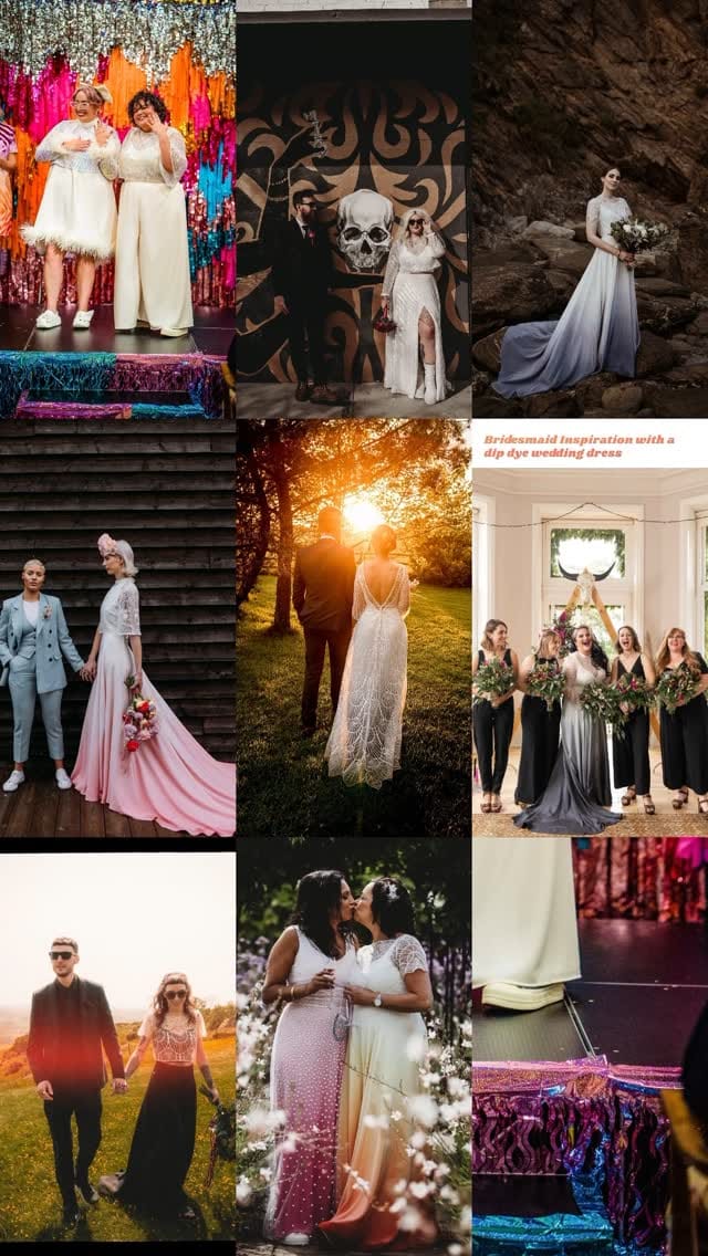 Post 9 by Lucy Can't Dance 👰 Alternative Bridal wear on Instagram (video)