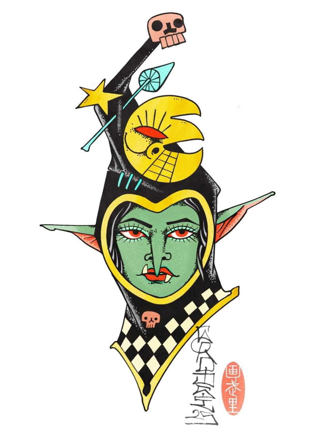 Post 2 by Tattoos and illustrations on Instagram (image)