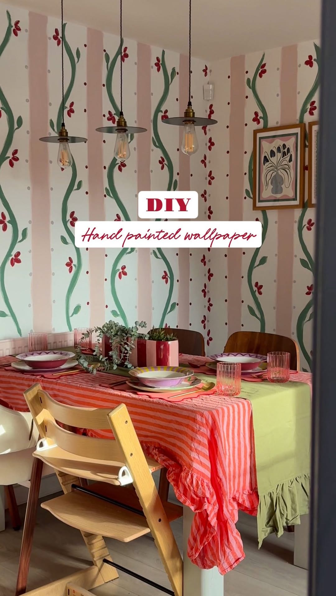 Post 1 by Farwa | Colourful but calm home decor on Instagram (video)