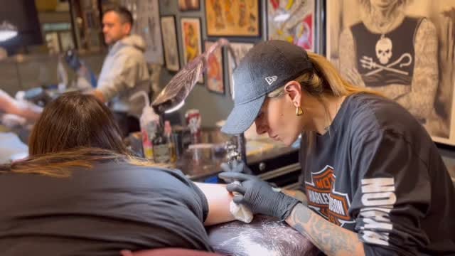 Post 4 by The Family Business Tattoo on Instagram (video)