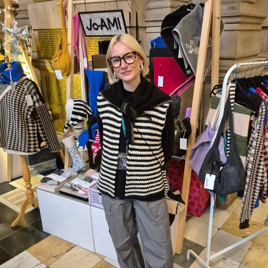 Post 9 by Jo-AMI | Sustainable Knitwear on Instagram (image)