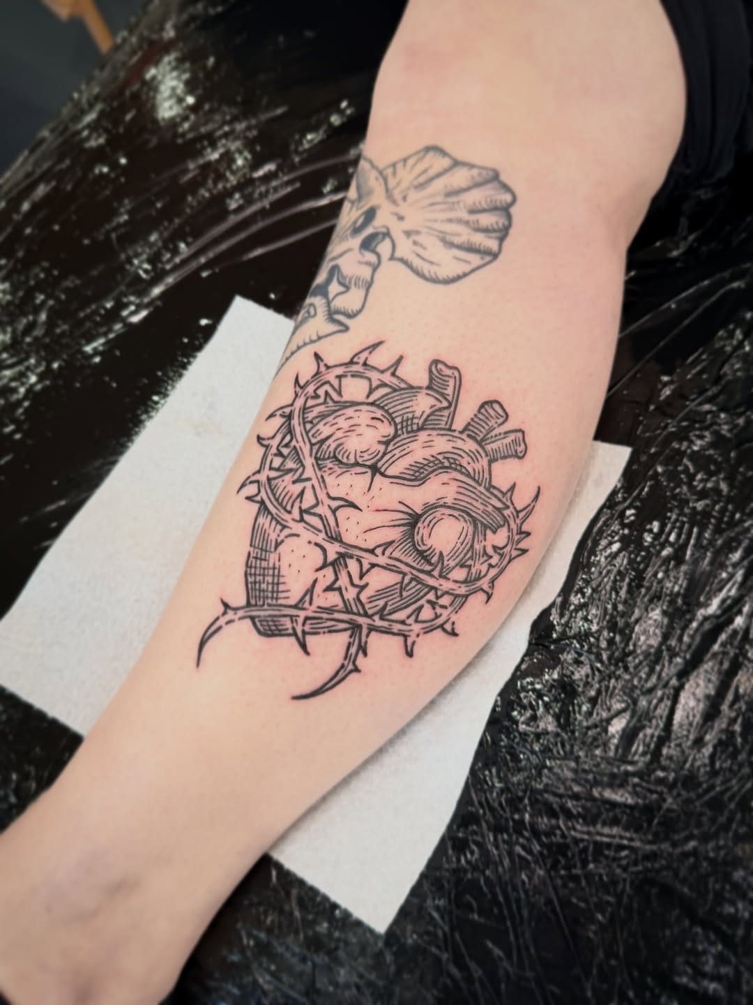 Post 3 by CHRIS HARVEY - Black Work Tattoos Swansea on Instagram (image)