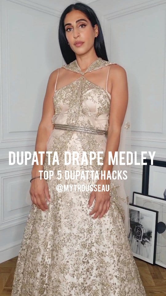 Post 10 by My Trousseau | Bespoke Indo-western Bridal Wear on Instagram (video)
