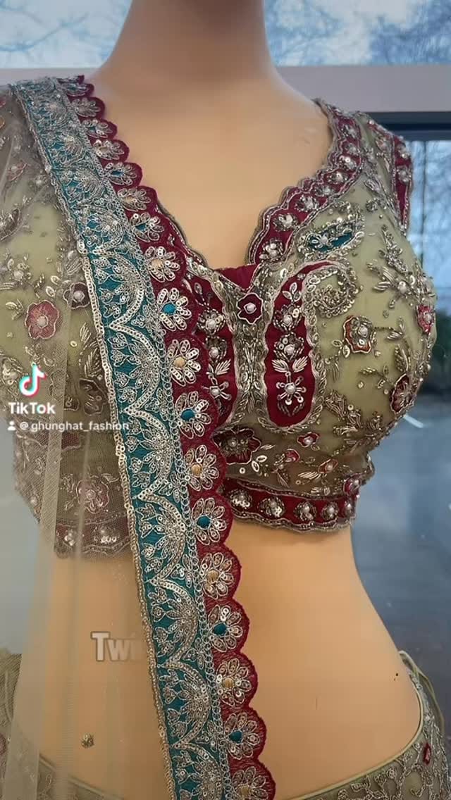 Post 1 by Ghunghat Fashion on Instagram (video)