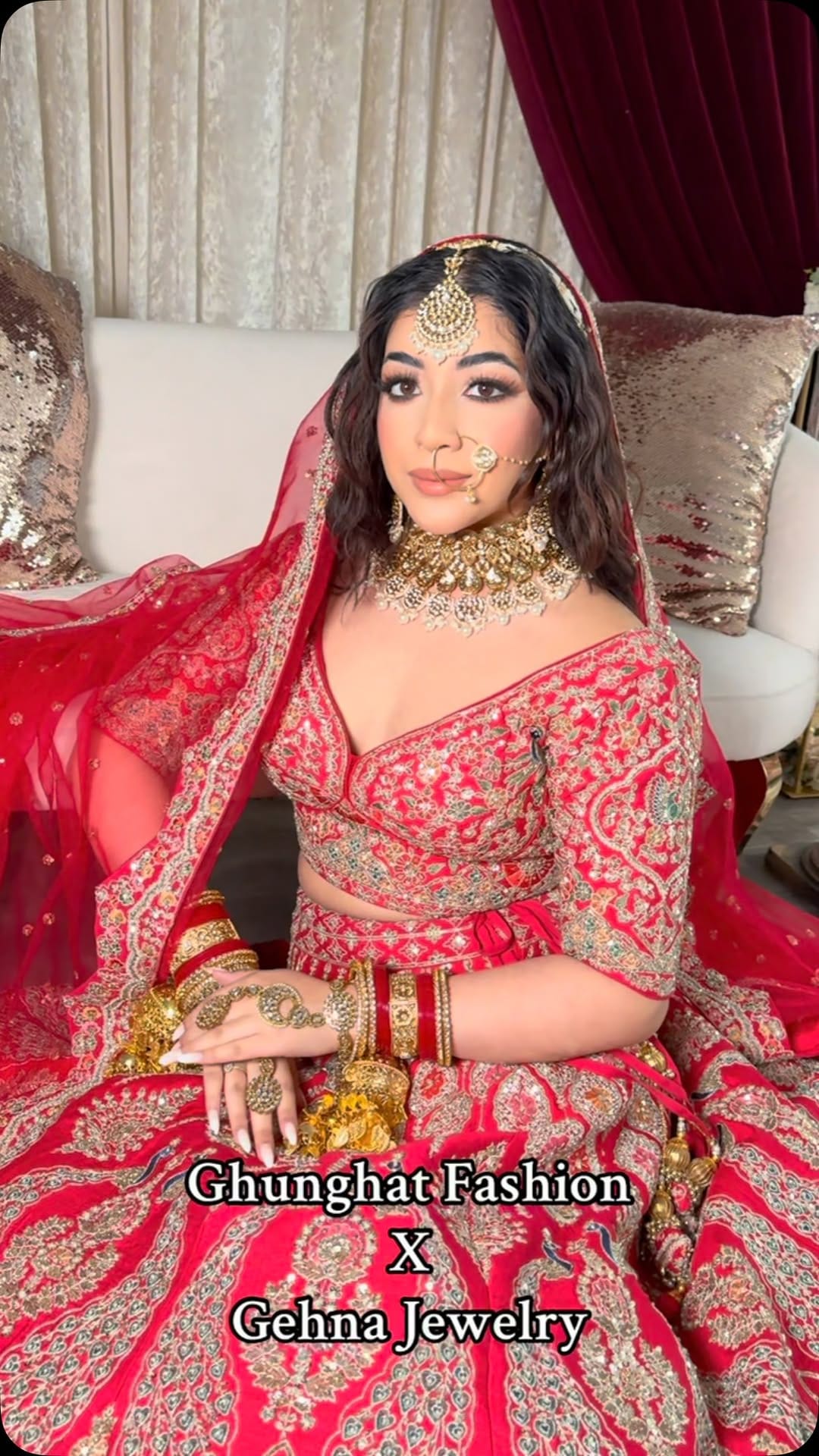 Post 9 by Ghunghat Fashion on Instagram (video)