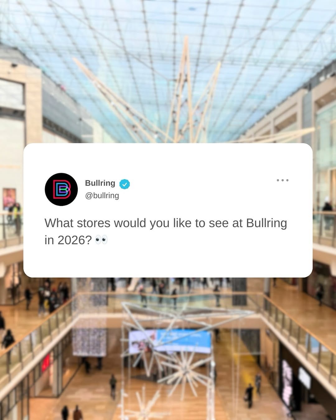 Post 5 by Bullring on Instagram (image)