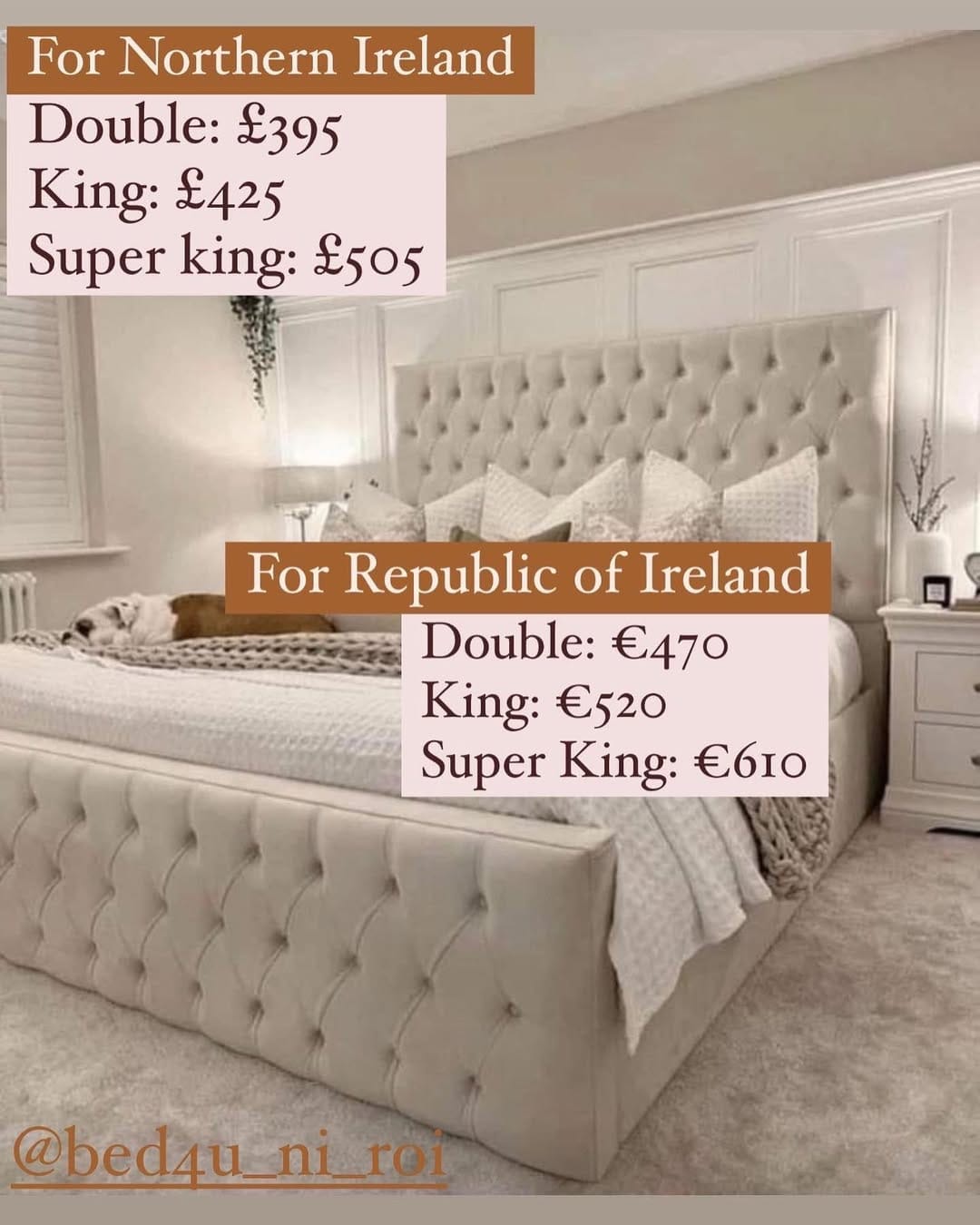 Post 10 by Bed4U NI & Ireland on Instagram (carousel)