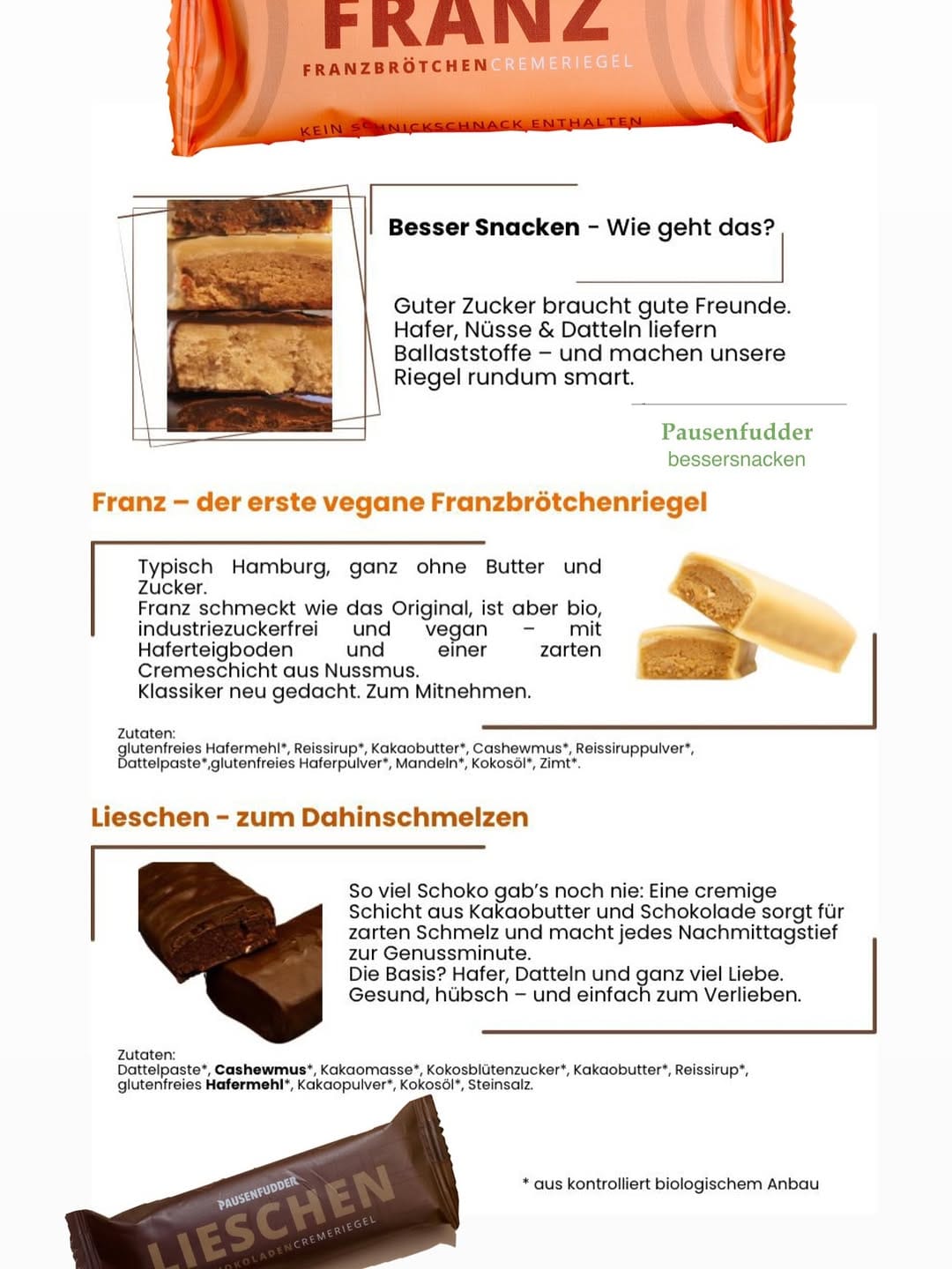 Post 5 by Pausenfudder 🌱 vegan snacken on Instagram (carousel)