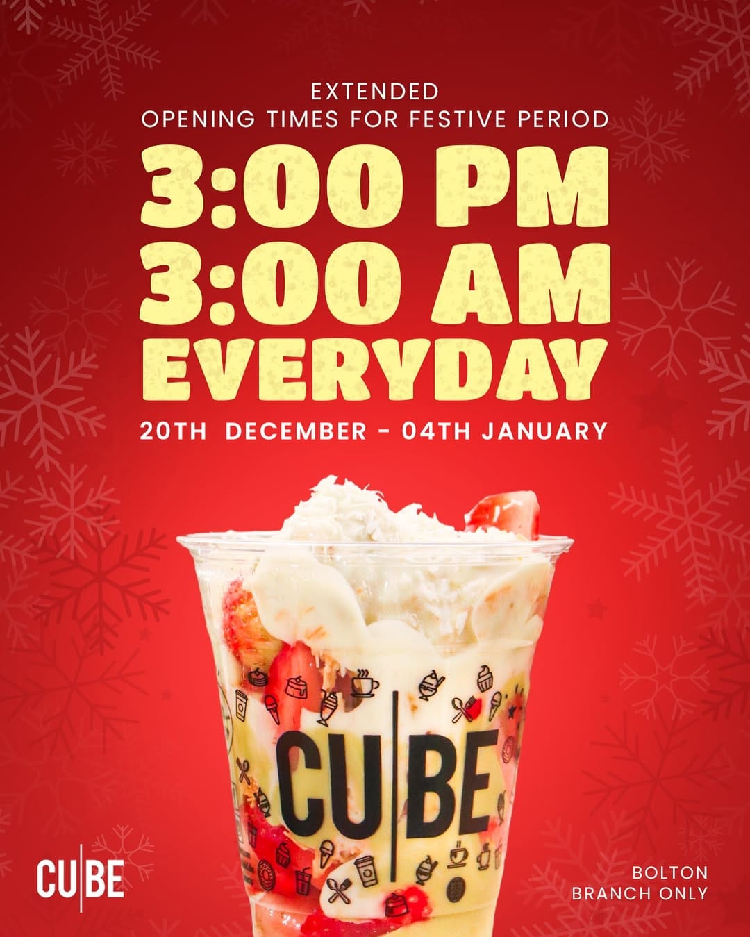 Post 8 by CU|BE - Dessert and Deli House on Instagram (image)