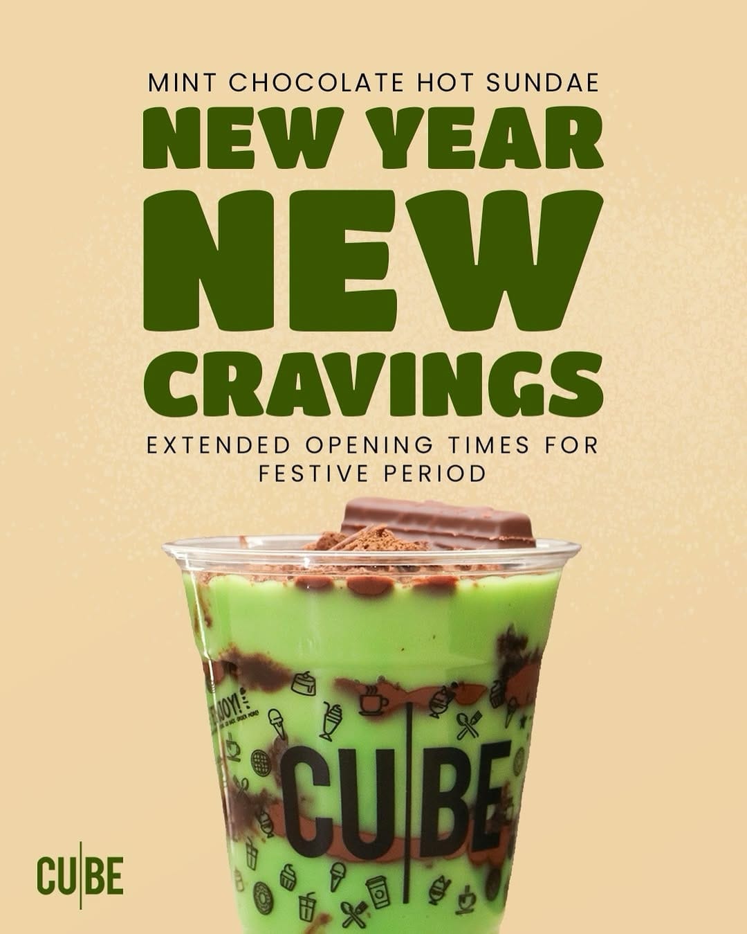 Post 6 by CU|BE - Dessert and Deli House on Instagram (image)