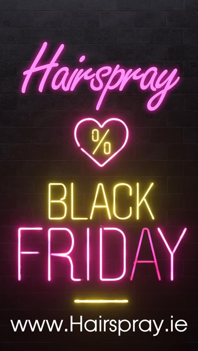 Post 9 by Hairspray Ireland on Instagram (video)