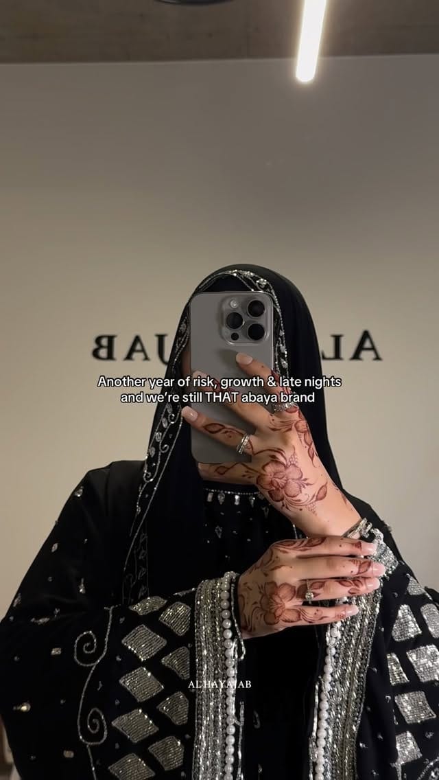 Post 5 by AL HAYAJAB | Luxury Abaya Fashion on Instagram (video)