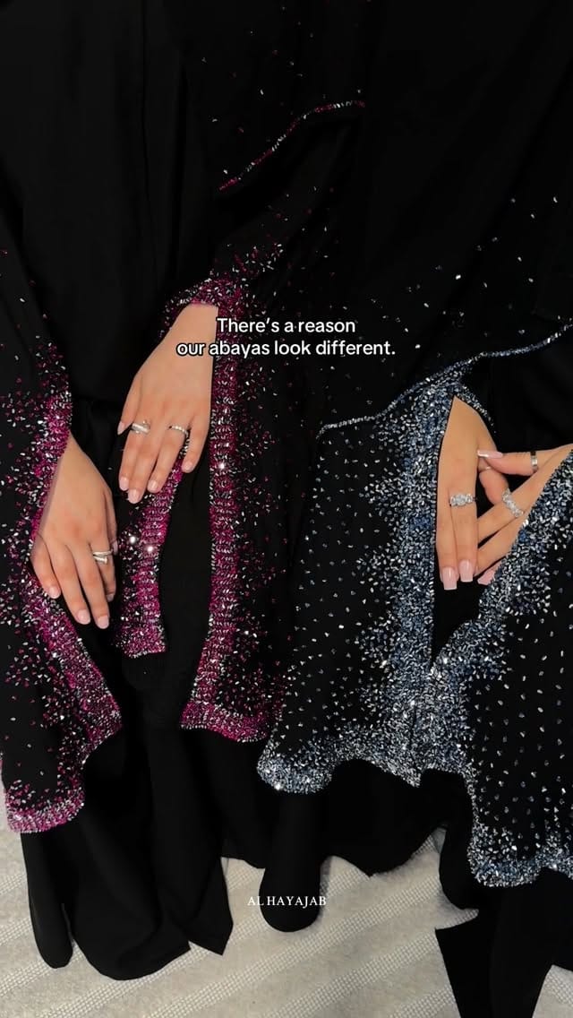 Post 6 by AL HAYAJAB | Luxury Abaya Fashion on Instagram (video)