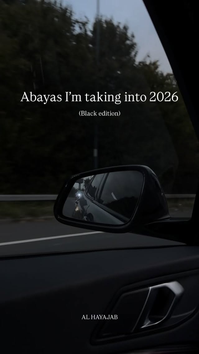 Post 7 by AL HAYAJAB | Luxury Abaya Fashion on Instagram (video)