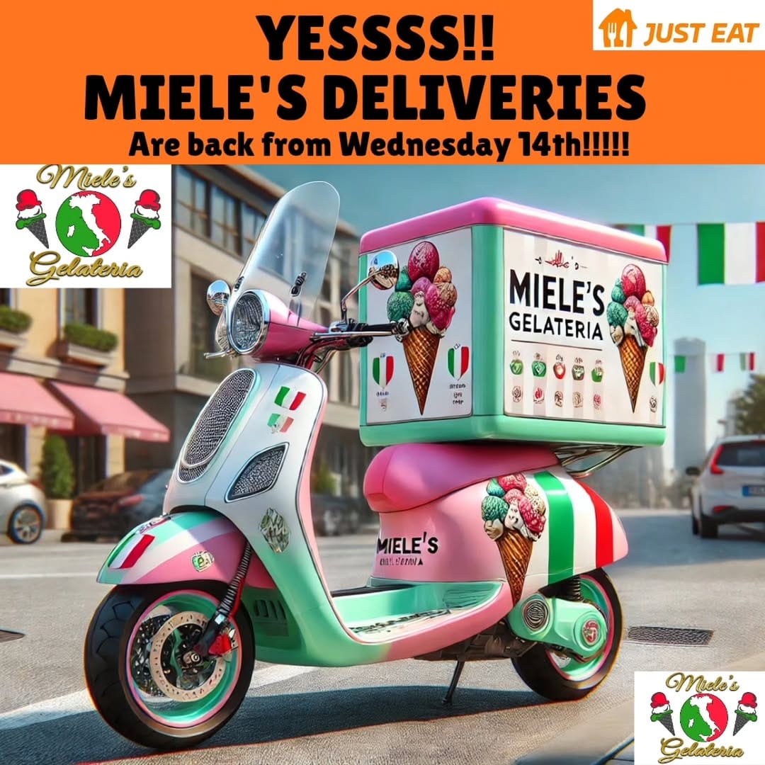 Post 5 by Miele's Gelateria Inverness on Instagram (image)