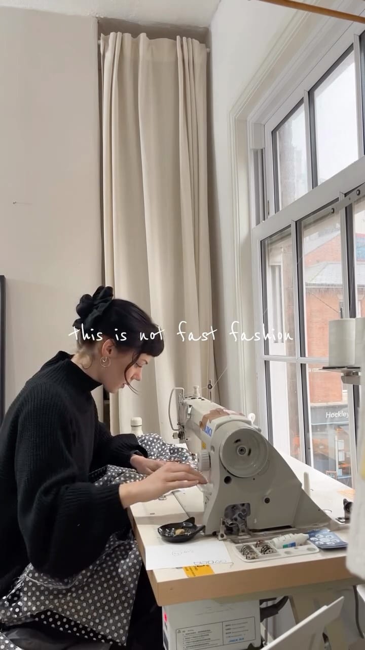 Post 9 by Rebekah - Sustainable Handmade Brand on Instagram (video)