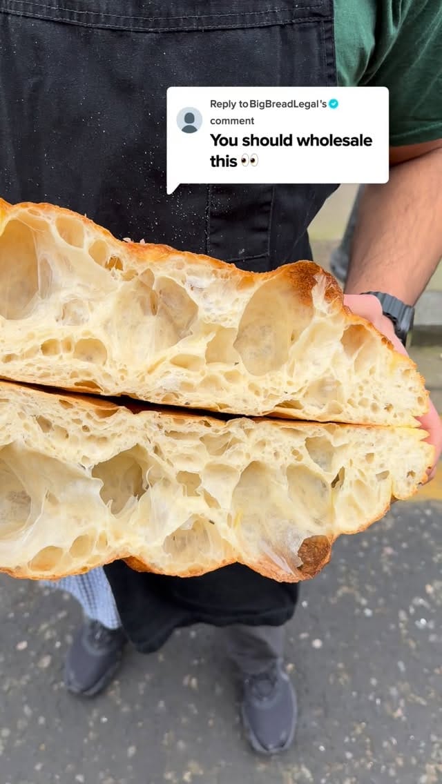 Post 6 by Focaccia Mia London on Instagram (video)