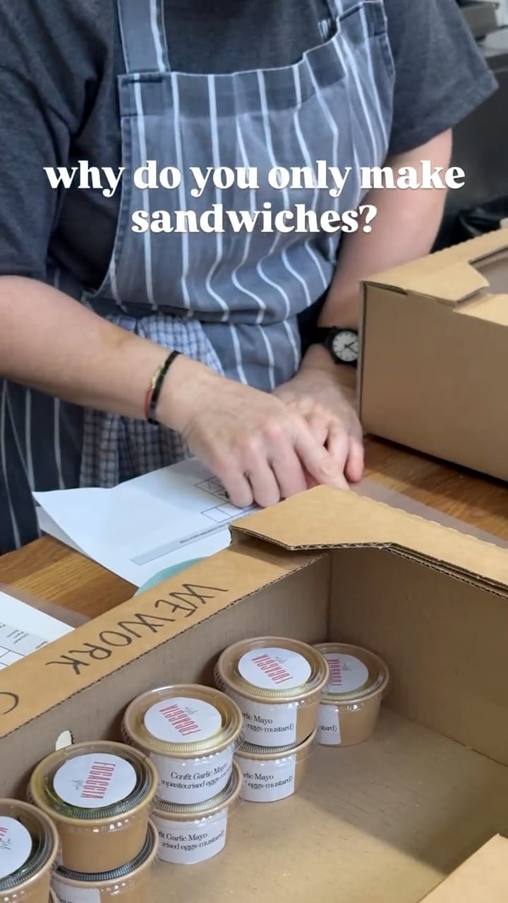 Post 7 by Focaccia Mia London on Instagram (video)