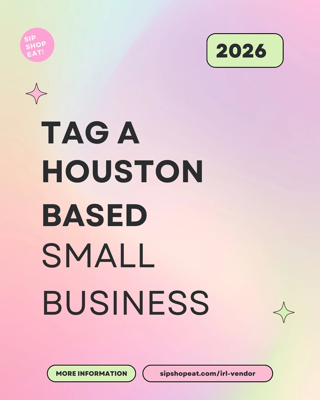 Post 2 by Sip Shop Eat | Pop-Ups on Instagram (image)