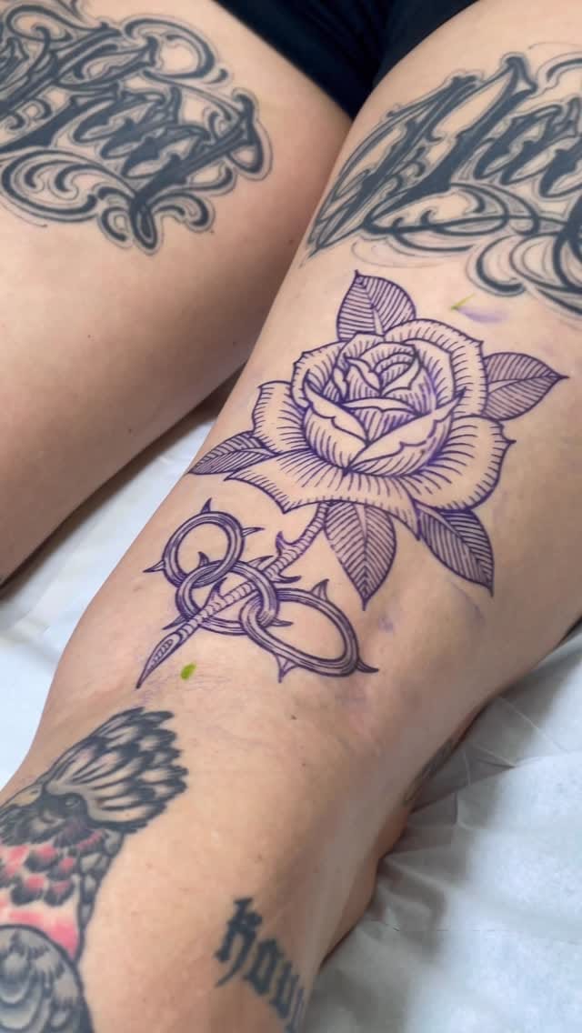 Post 2 by SANG BLEU TATTOO LONDON - WALKINS WELCOMED on Instagram (video)