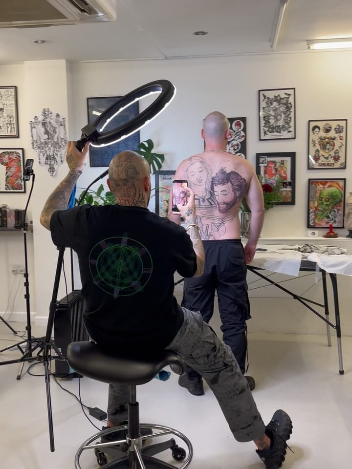Post 5 by SANG BLEU TATTOO LONDON - WALKINS WELCOMED on Instagram (carousel)