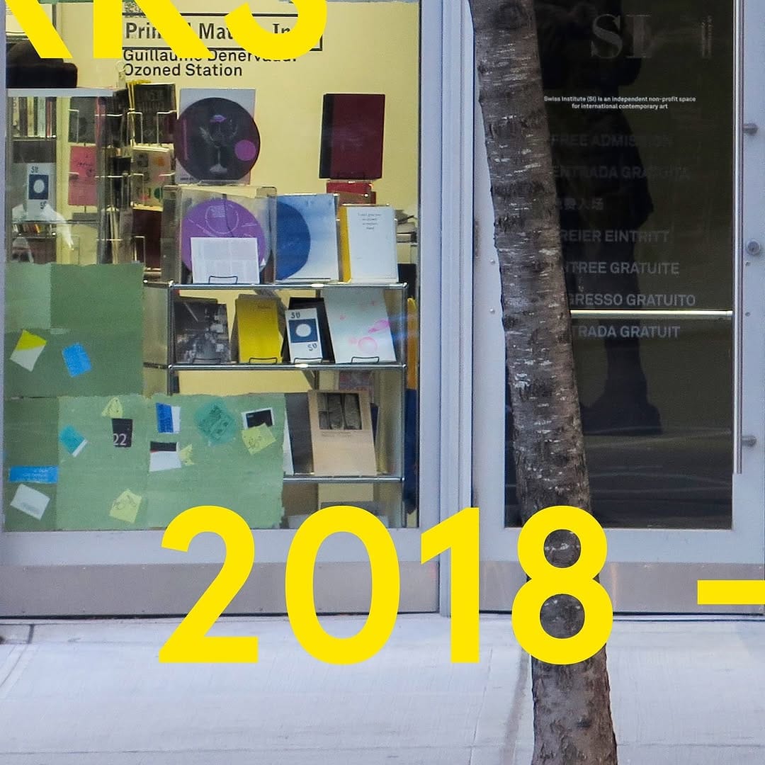 Post 5 by Printed Matter / St Marks on Instagram (image)