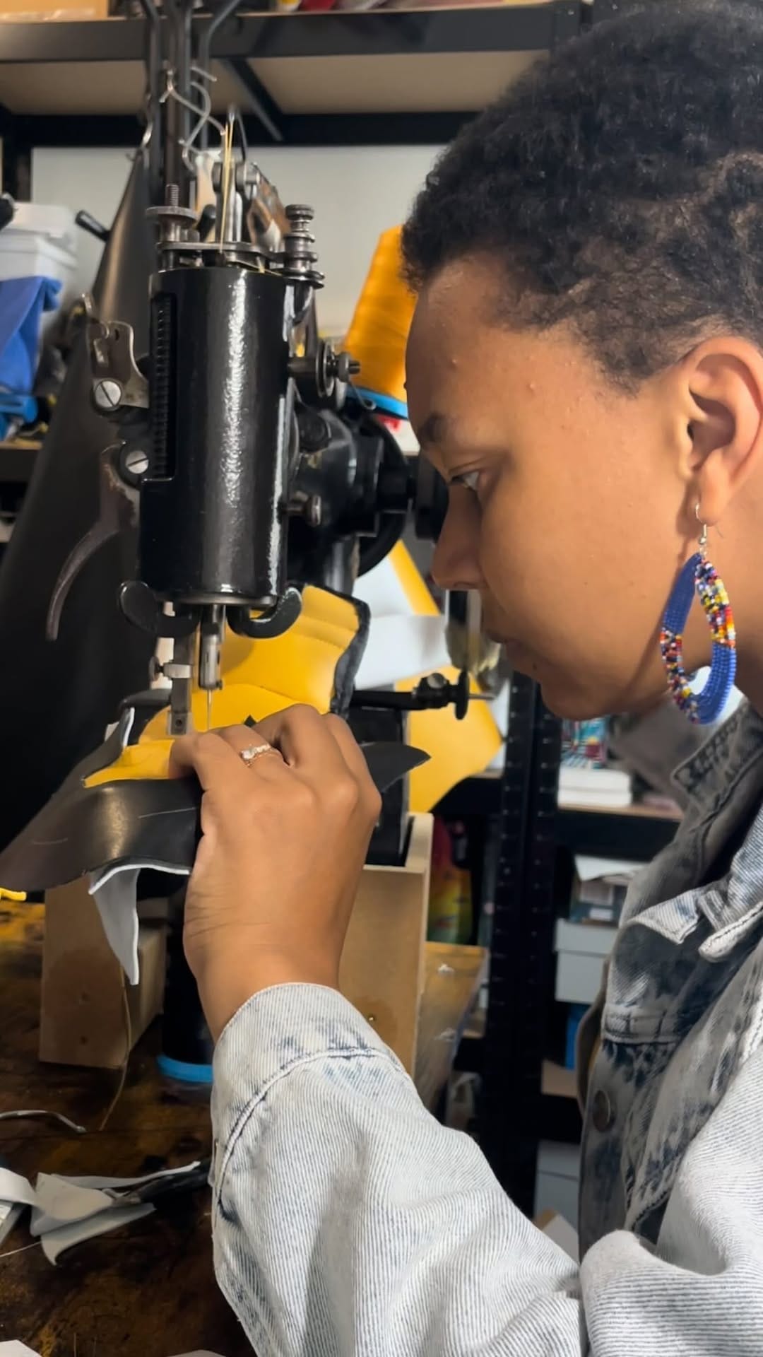 Post 4 by Afro Kickz Custom Sneakers on Instagram (video)