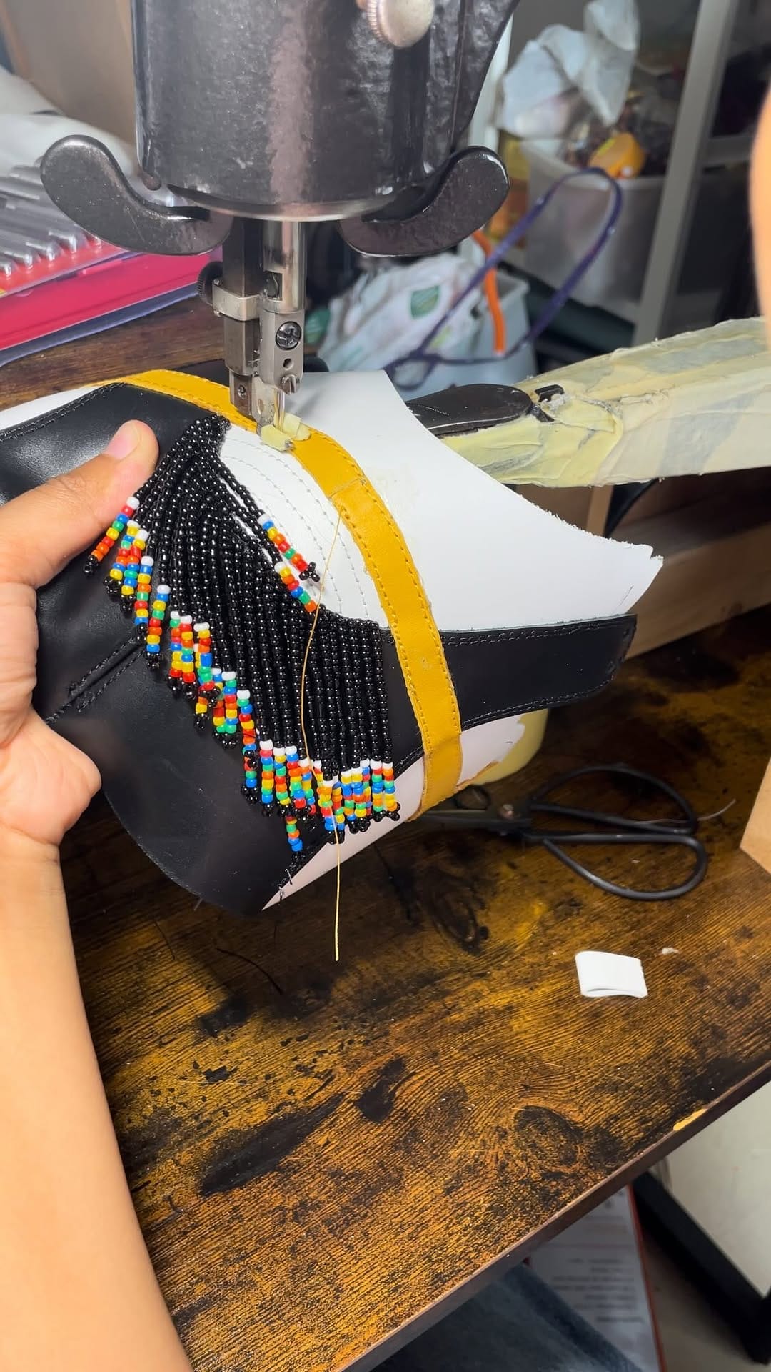 Post 6 by Afro Kickz Custom Sneakers on Instagram (video)