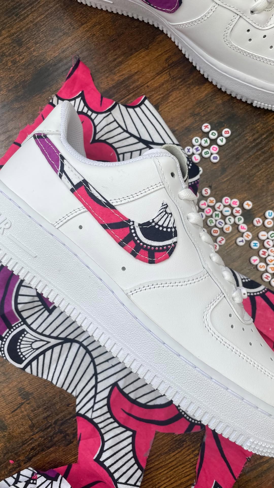 Post 1 by Afro Kickz Custom Sneakers on Instagram (video)