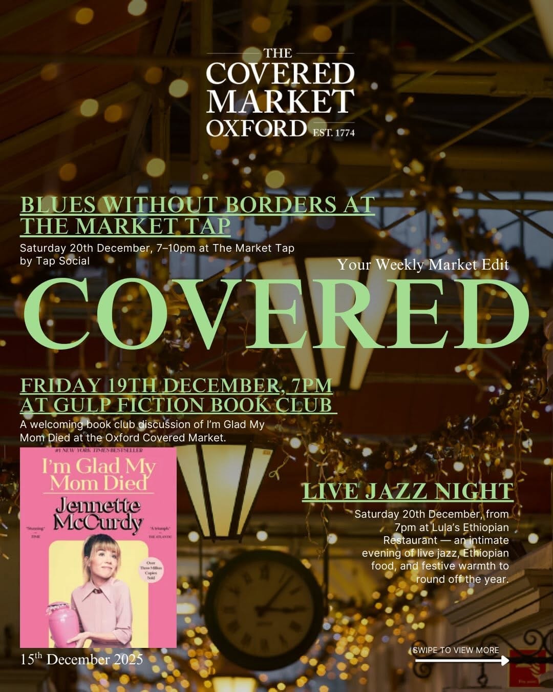 Post 10 by The Covered Market Oxford on Instagram (carousel)