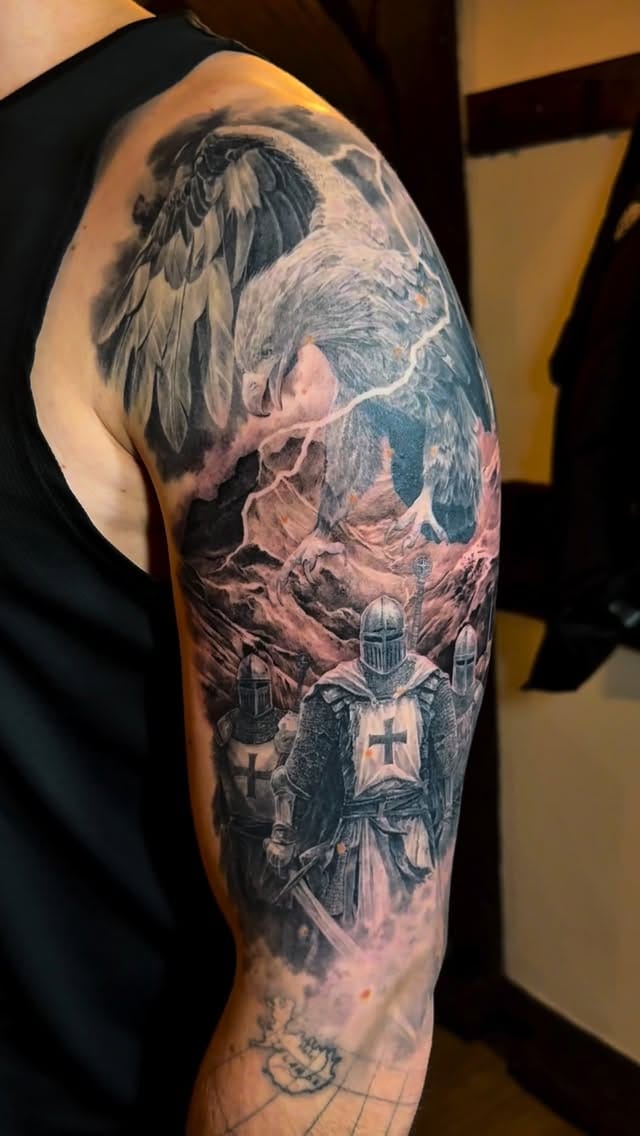 Post 2 by DarkSpectrum Tattoo Collective on Instagram (video)
