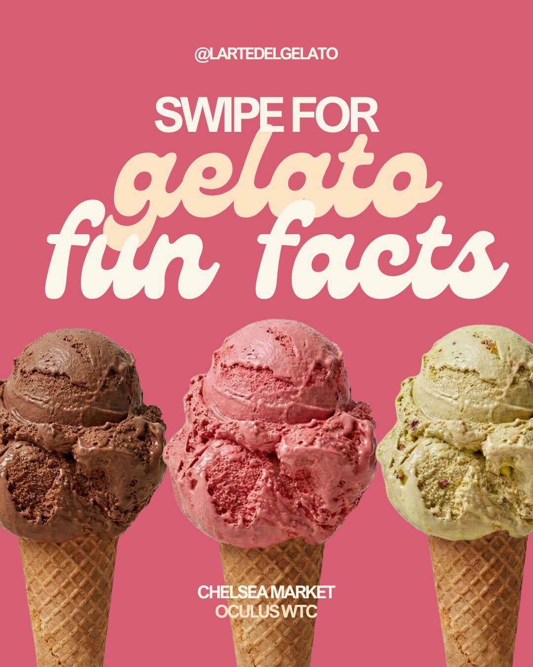 Post 10 by L'Arte del Gelato | New York on Instagram (carousel)