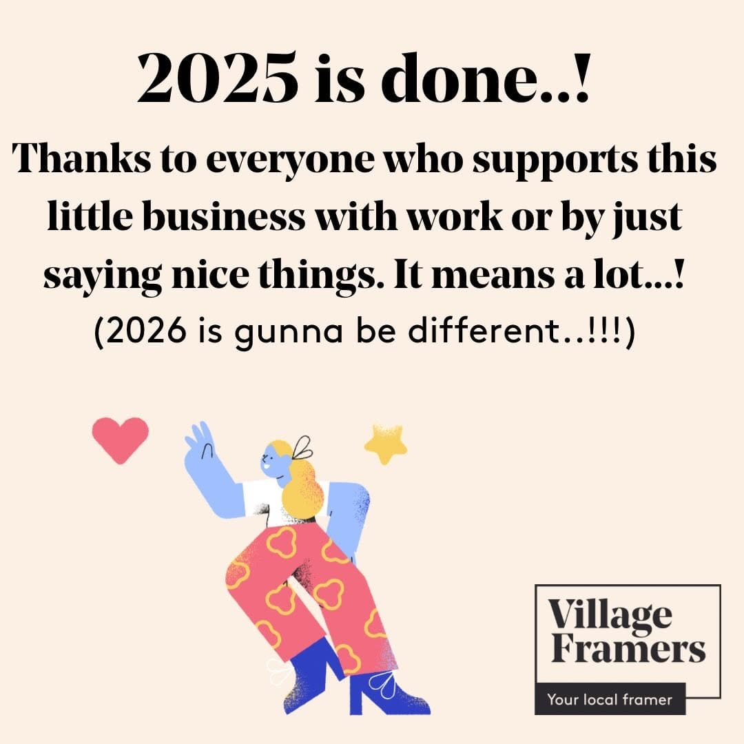 Post 7 by Village Framers on Instagram (image)