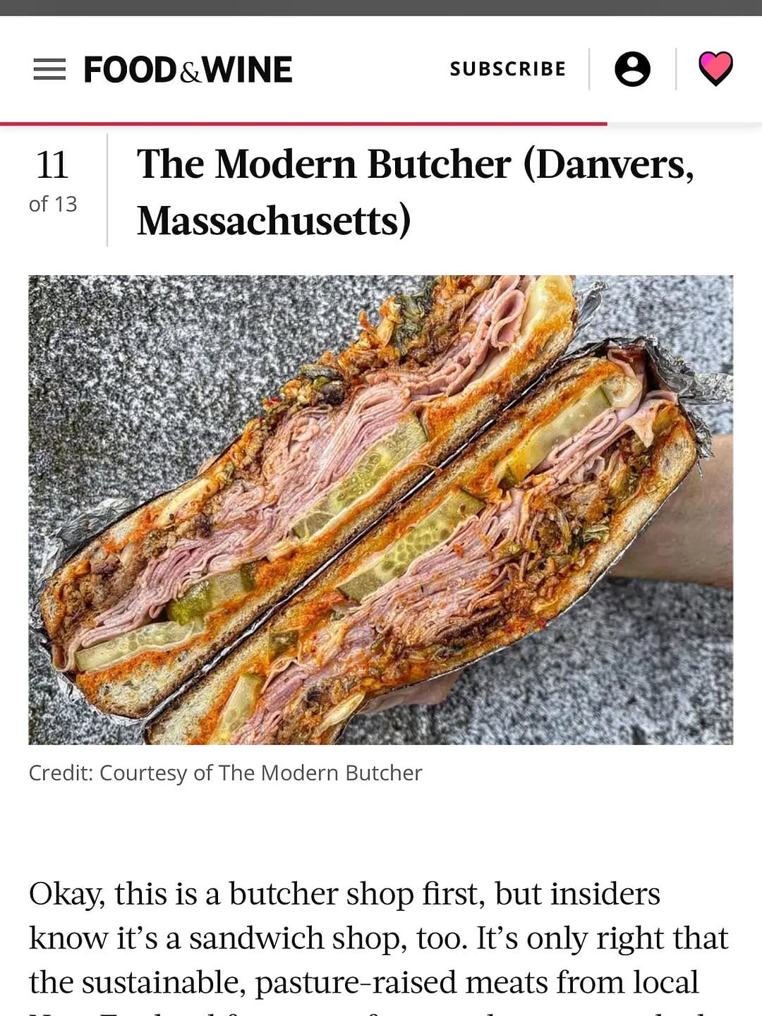 Post 10 by The Modern Butcher on Instagram (carousel)