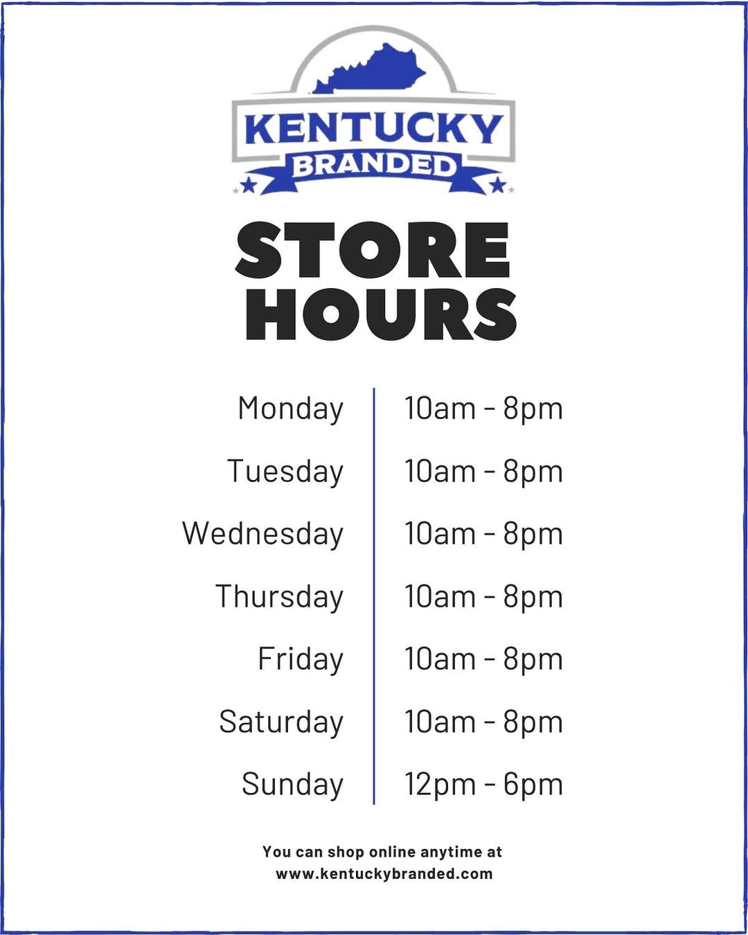 Post 10 by Kentucky Branded on Instagram (image)