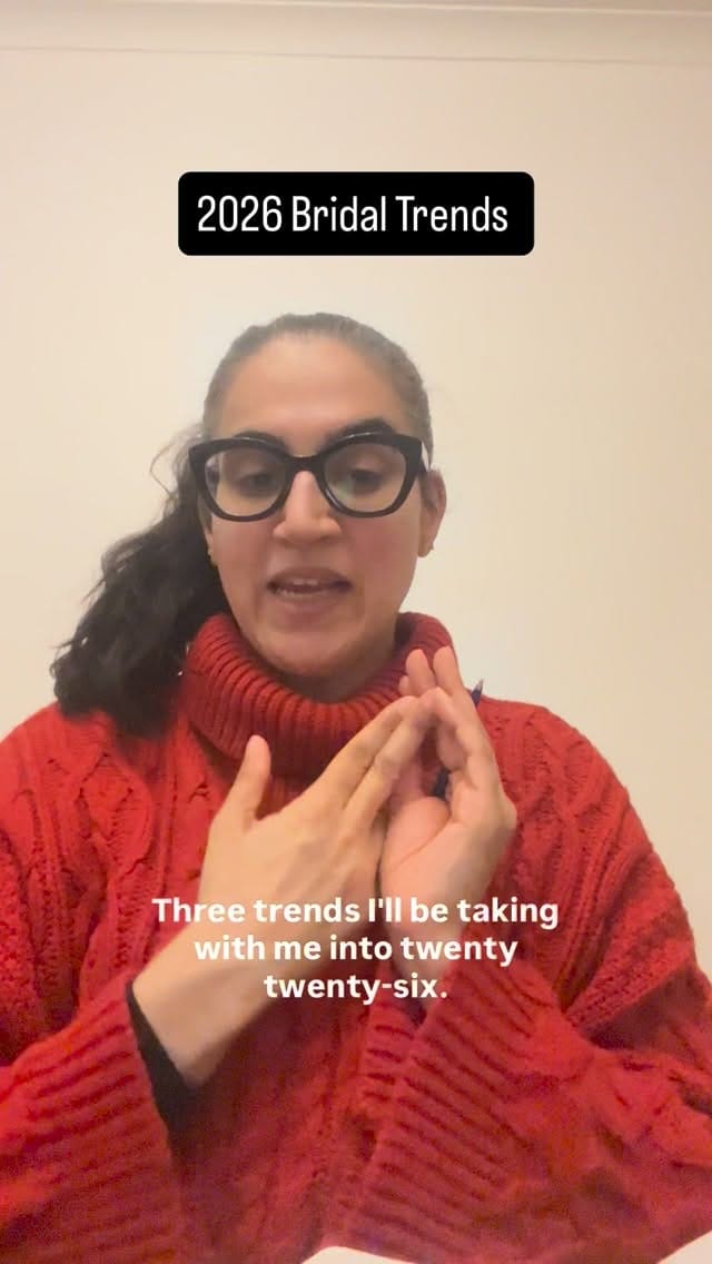 Post 2 by Deepak Bespoke Asian Bridal Couture on Instagram (video)