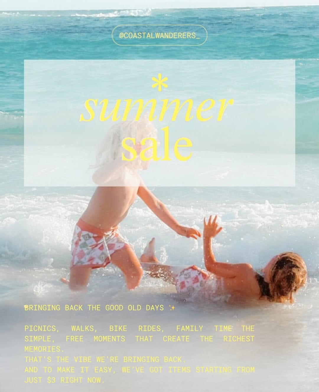 Post 4 by CHILDREN’S CLOTHING BRAND 𓇼  COASTAL WANDERERS, AUSTRALIA on Instagram (image)