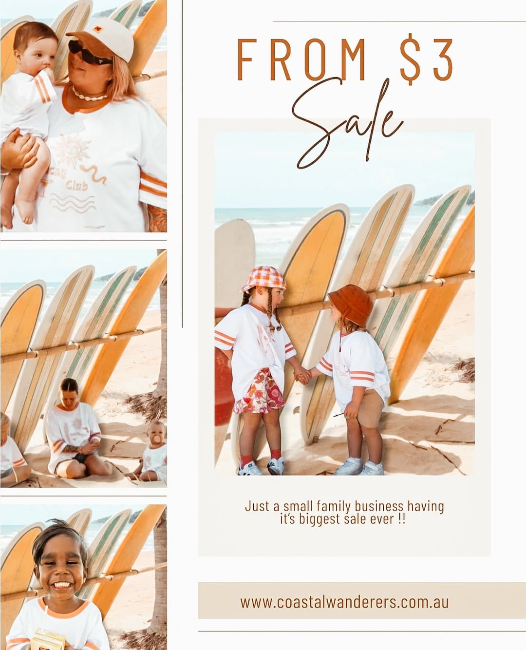 Post 2 by CHILDREN’S CLOTHING BRAND 𓇼  COASTAL WANDERERS, AUSTRALIA on Instagram (image)