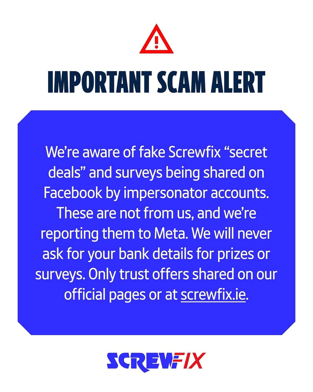 Post 10 by Screwfix Ireland on Instagram (image)