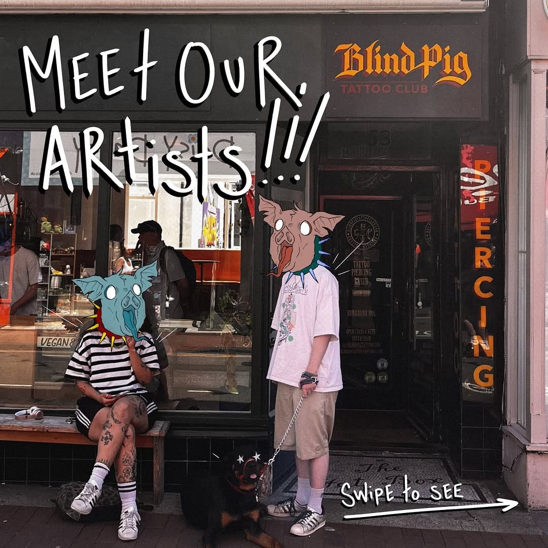 Post 8 by Blind Pig Tattoo Club on Instagram (carousel)