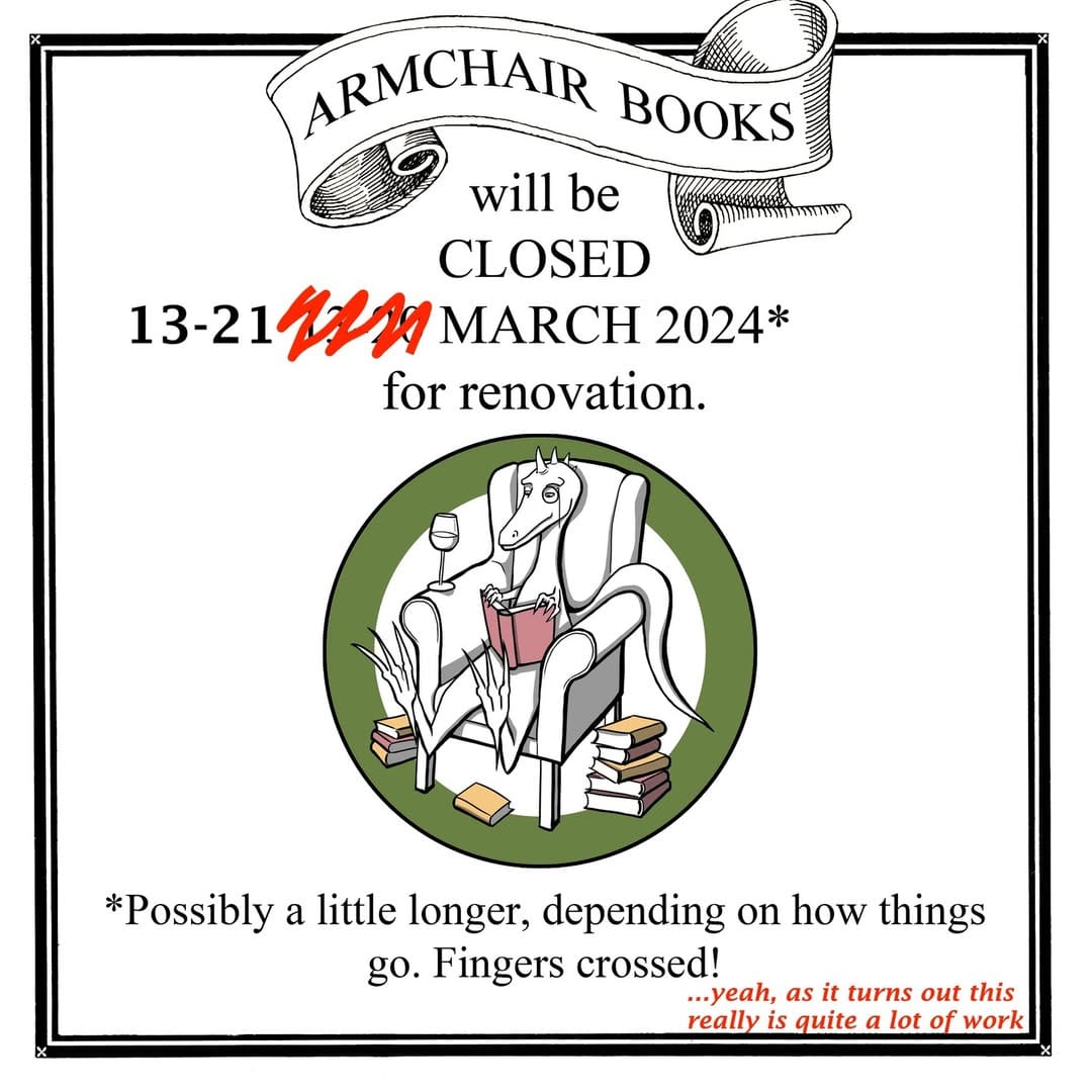 Post 4 by Armchair Books on Instagram (image)