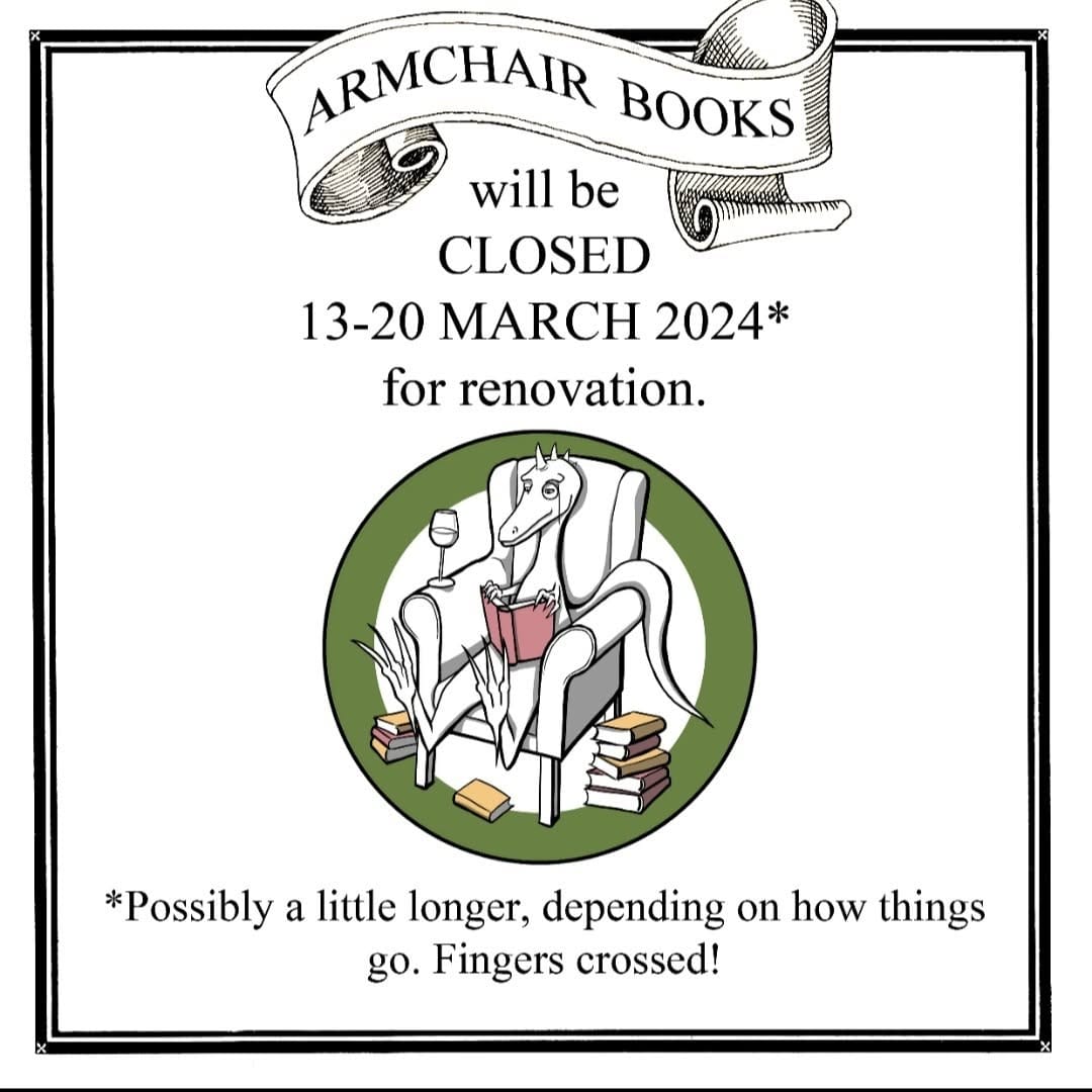 Post 5 by Armchair Books on Instagram (image)