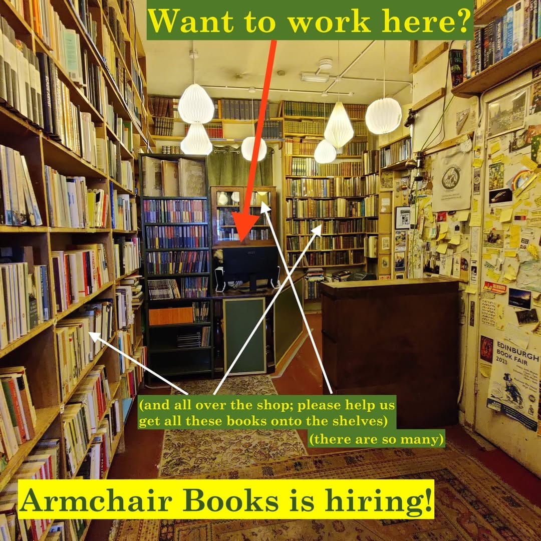 Post 2 by Armchair Books on Instagram (image)