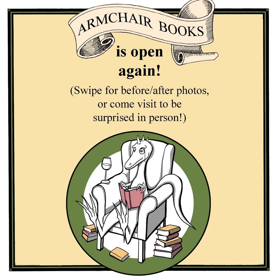Post 3 by Armchair Books on Instagram (carousel)