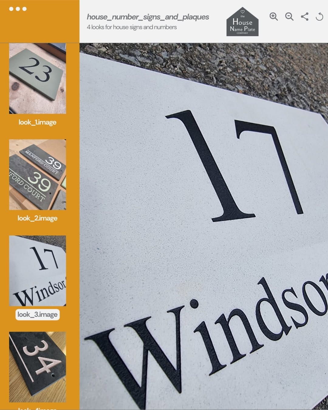 Post 6 by House Nameplate on Instagram (image)