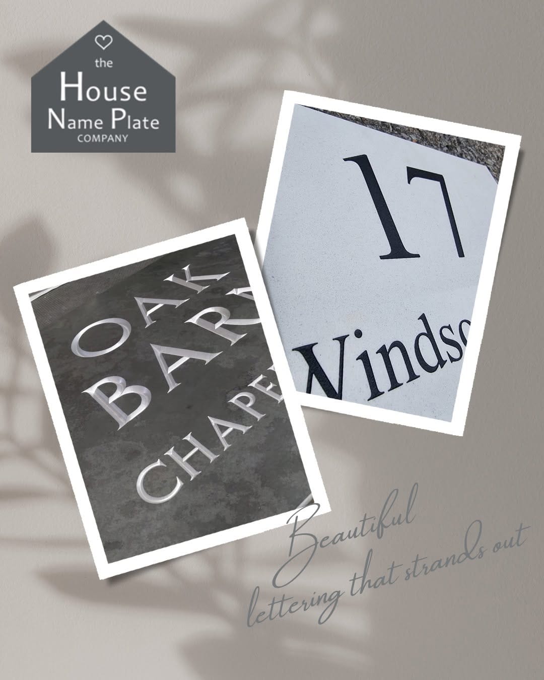Post 10 by House Nameplate on Instagram (image)