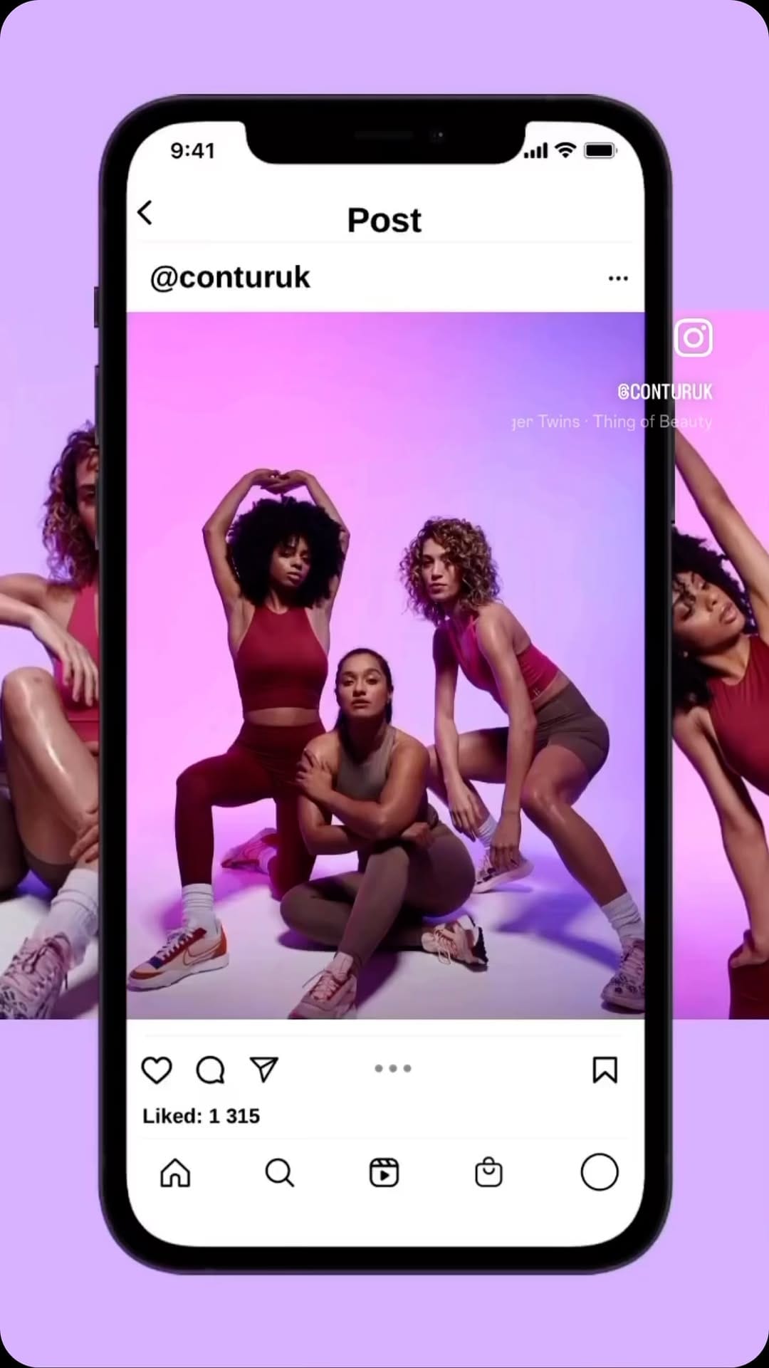 Post 3 by CONTUR (TM) | ACTIVEWEAR on Instagram (video)