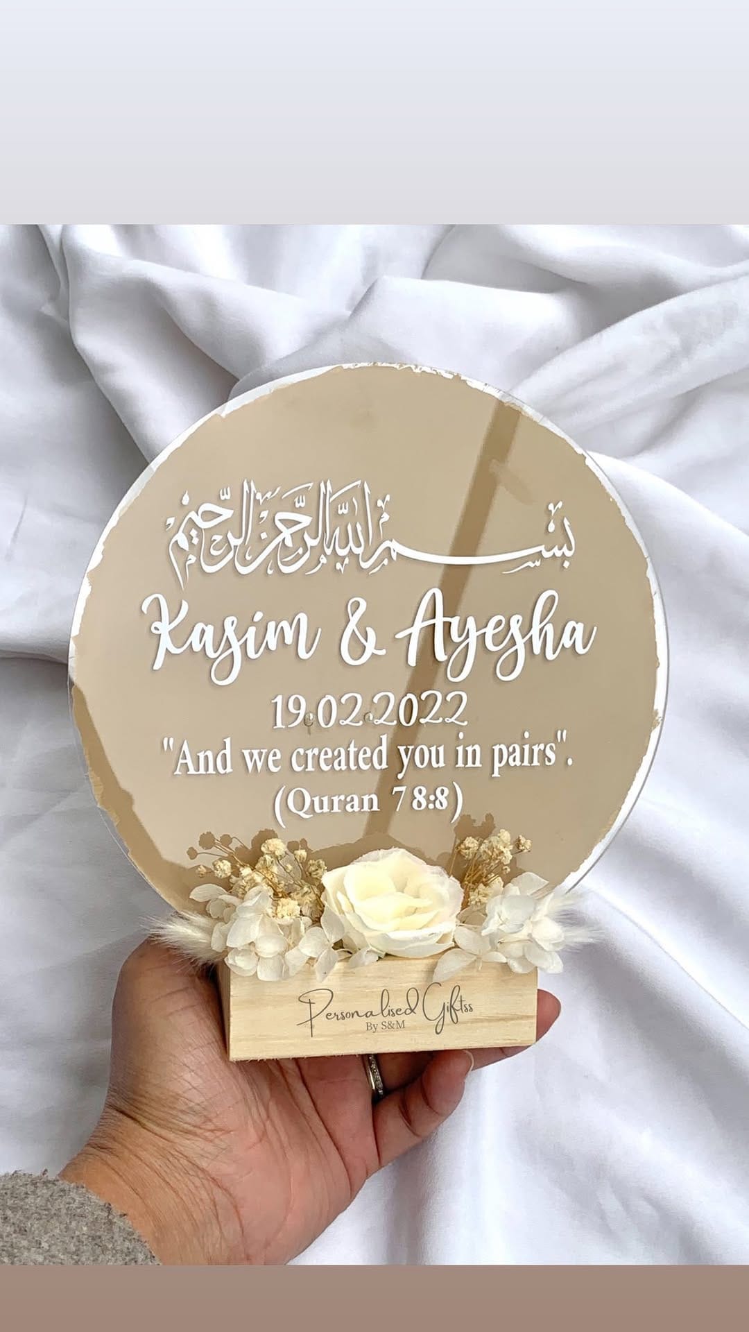 Post 10 by Personalised Giftss on Instagram (video)