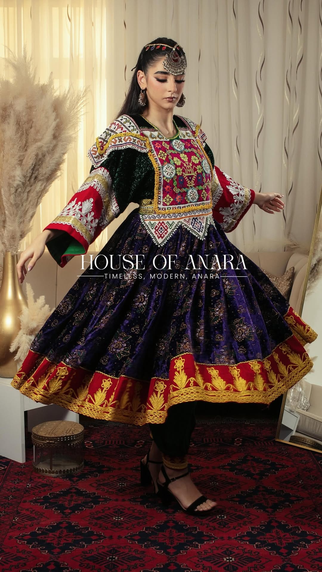 Post 5 by Afghan Dress Boutique on Instagram (video)